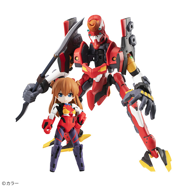 デスクトップアーミー 『ヱヴァンゲリヲン新劇場版』式波・アスカ・ラングレー＆エヴァンゲリオン2号機 【再販】