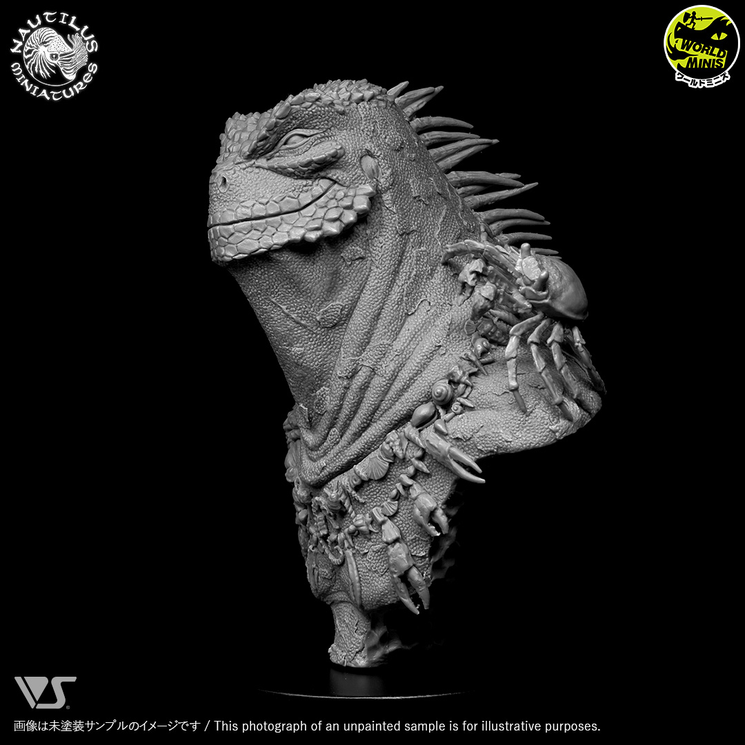 ウミイグアナ族 アンプリリンクス(胸像)